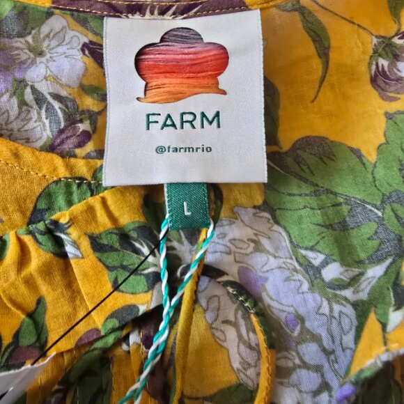 Farm Rio Capri Peplum Top NWT - Picture 9 of 12